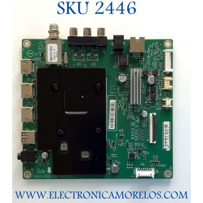 MAIN PARA TV INSIGNIA NUMERO DE PARTE XKCB02K090 / 715GA715-M01-B00-005K / G)XKCB02K090 / PANEL TPT500B5-GT024.H REV:S12D / MODELO  NS-50DF710NA21